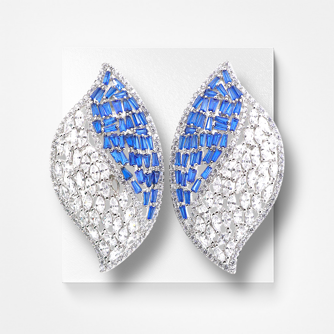 big and beautiful designer silver earring