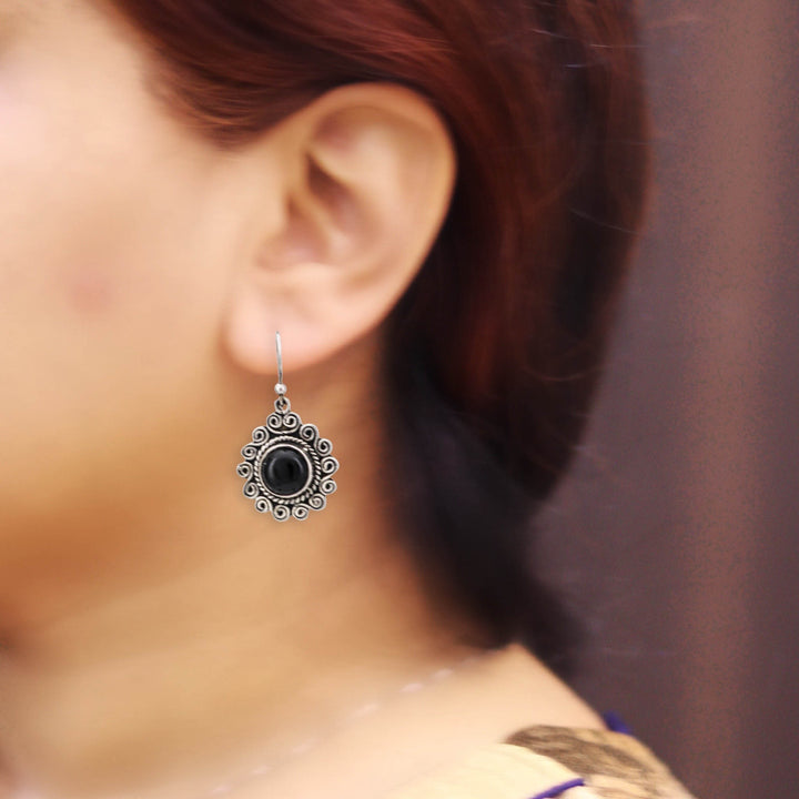 marcasite easy to wear dangler earring set