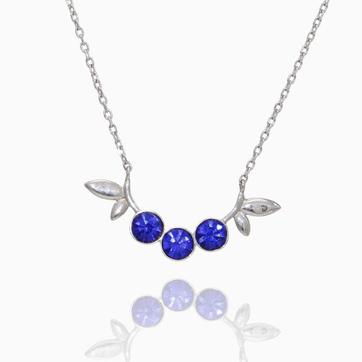 three dots pendant with chain Silver Necklace