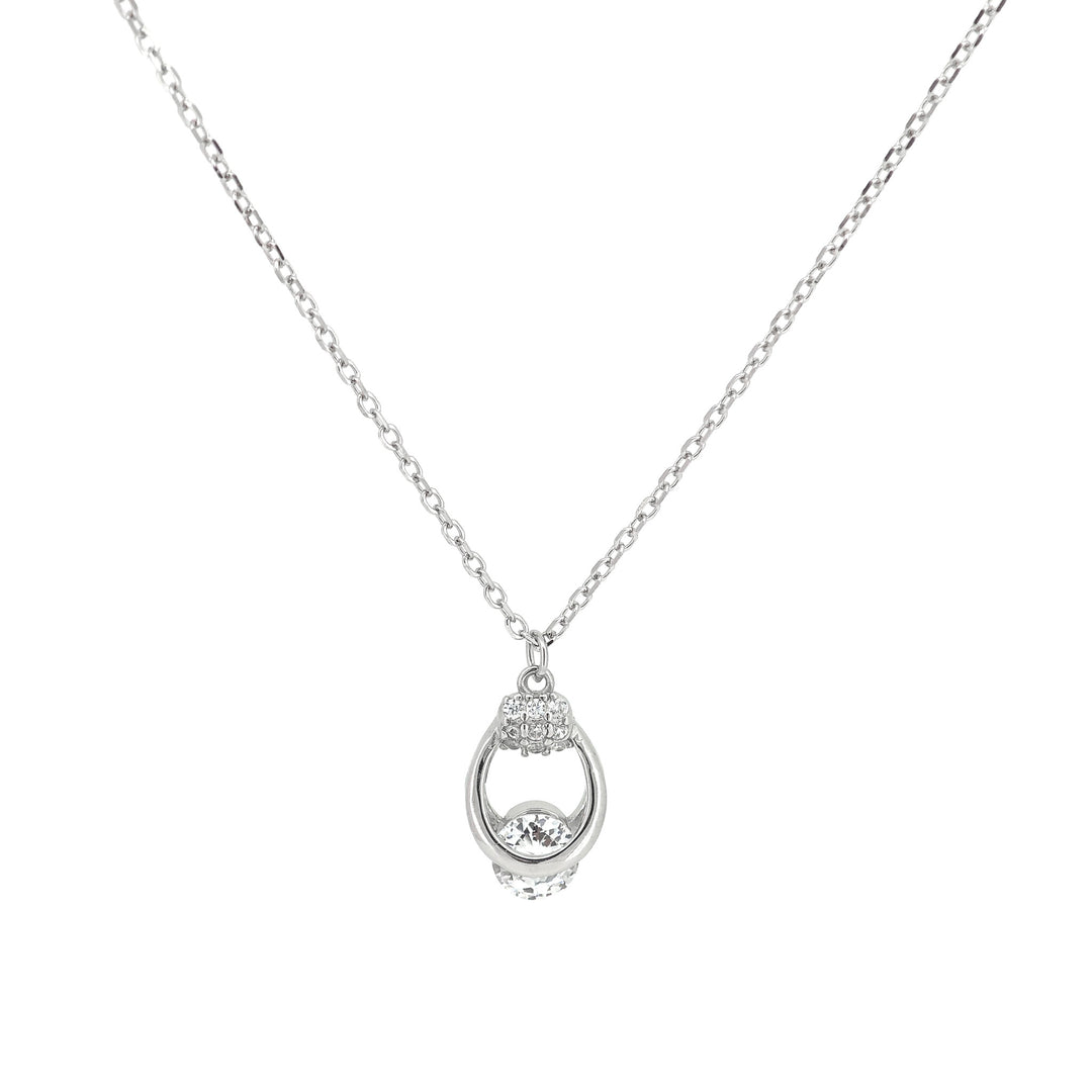 925 silver pendant with chain - "Elevate your look with the elegance of silver – simple, chic, and beautifully crafted."