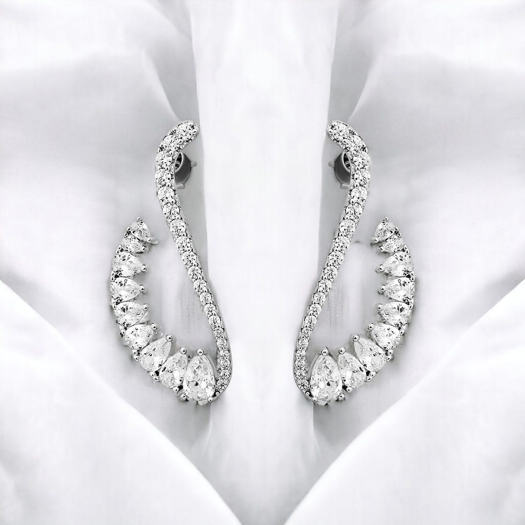 925 silver earrings- Bold and Beautiful Silver Earrings for the Mod look