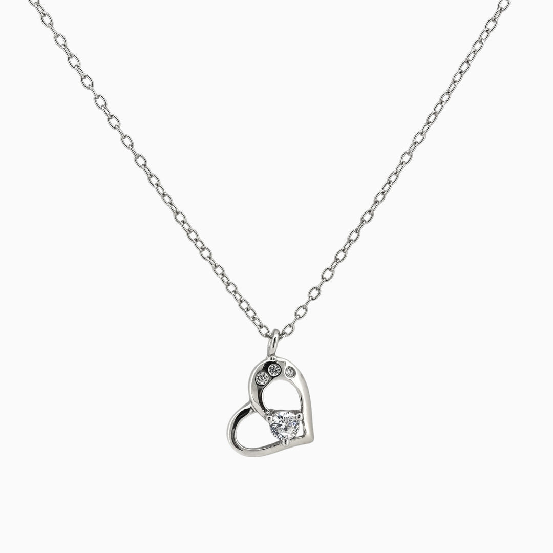 925 silver pendant with chain - "Elevate your look with the elegance of silver – simple, chic, and beautifully crafted."